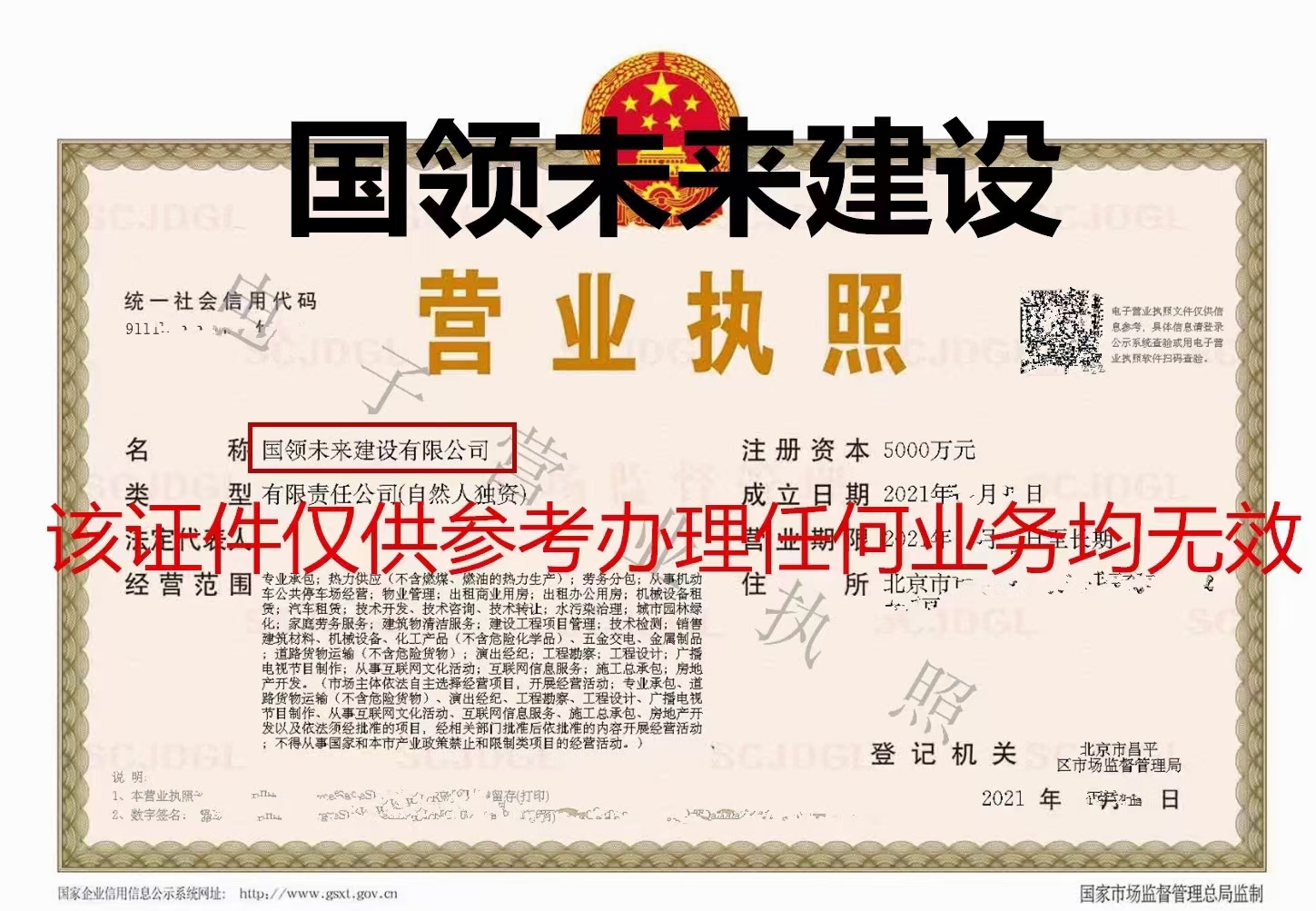 中字头国字头公司核名 总局公司核名 无地域公司核名